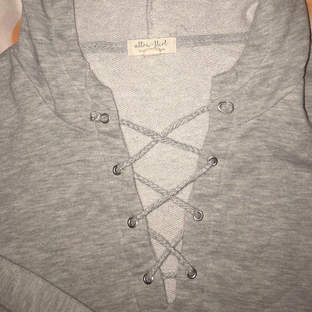 Gray beach sweater - Picture 2 of 3